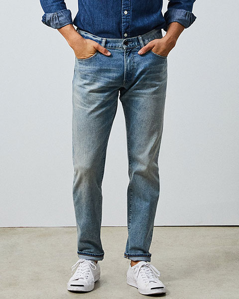 Todd Snyder Slim Fit Stretch Jean in Faded Wash