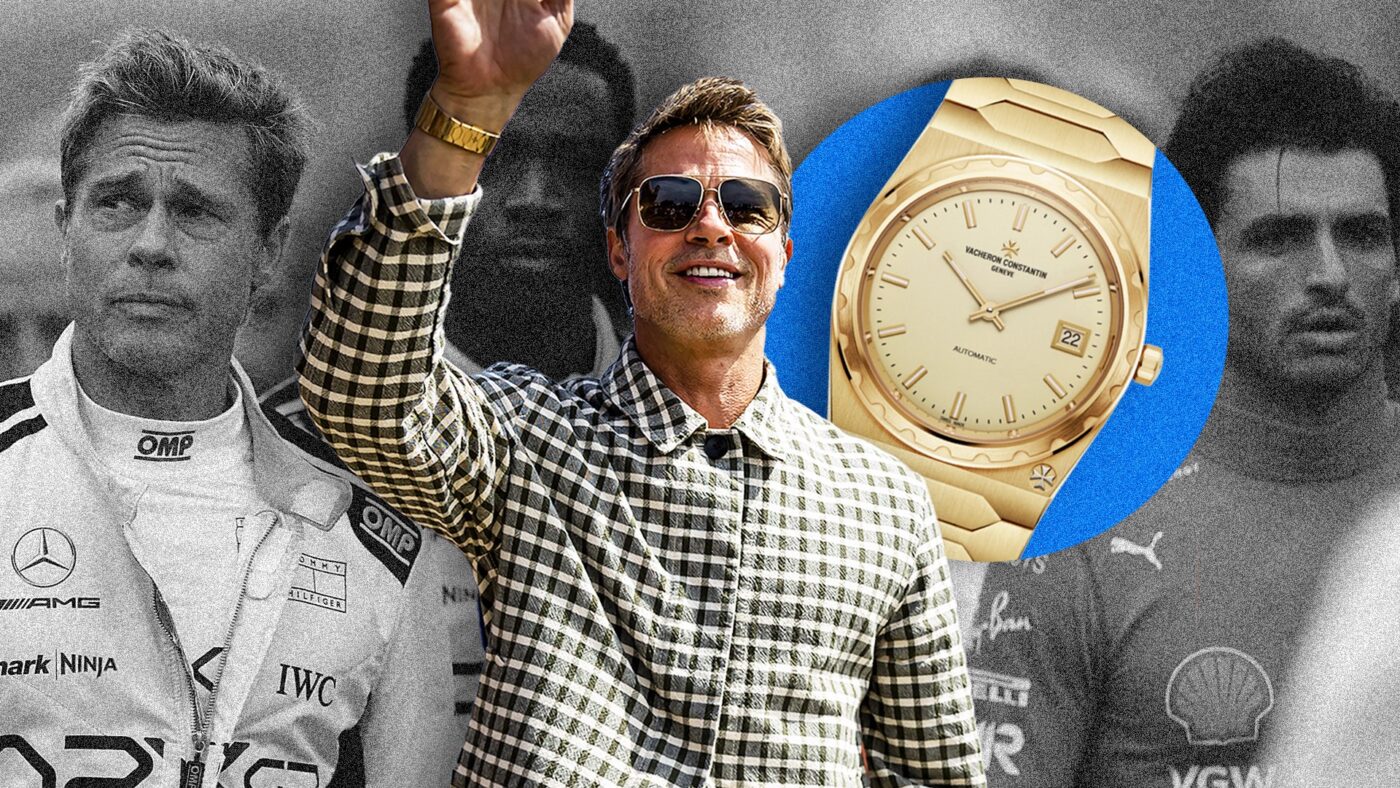 Brad Pitt Proves He’s Hollywood Gold With $200,000 Watch At British Grand Prix