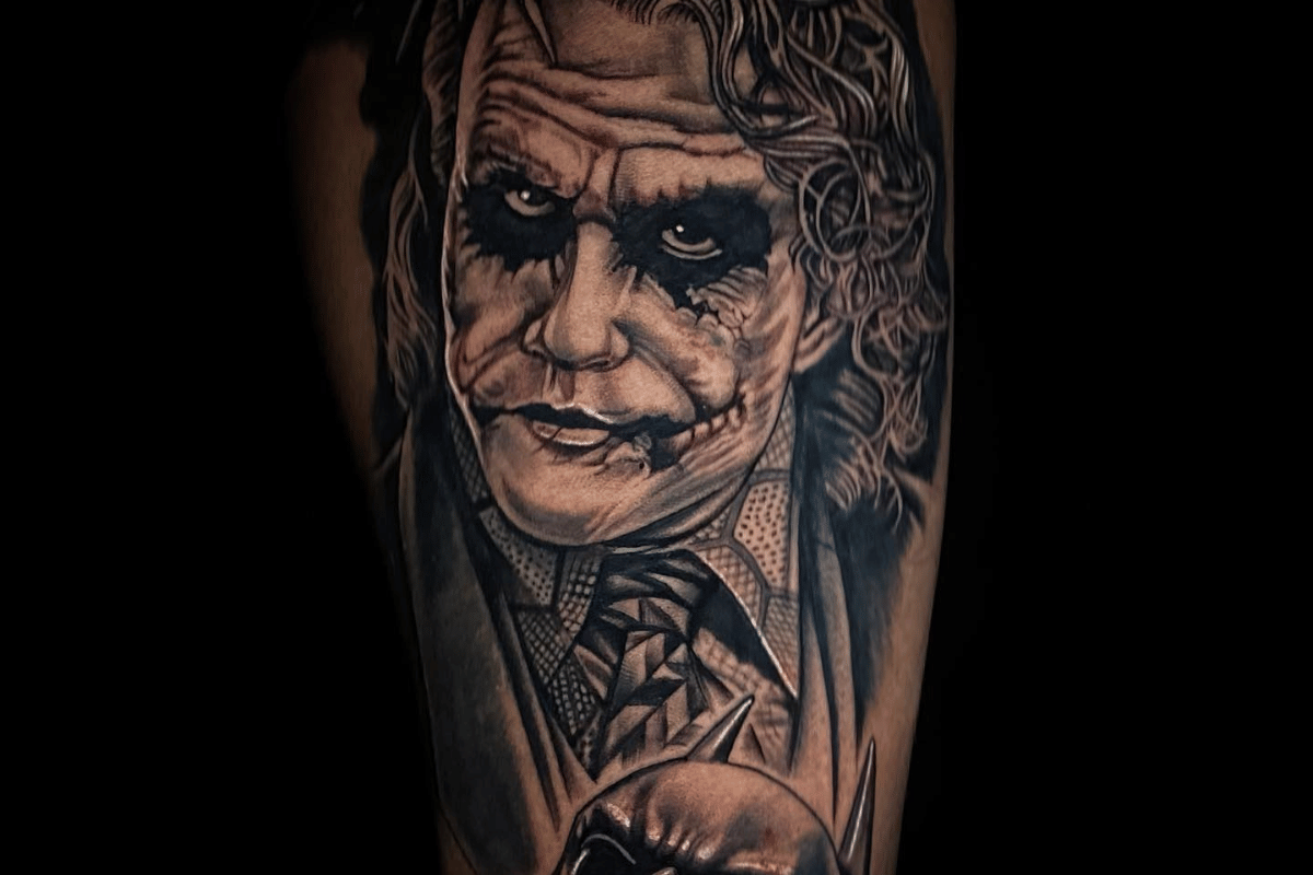 joker playing card tattoo designs