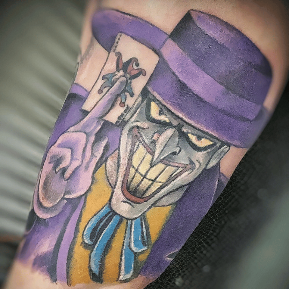 Joker With a Top Hat and Cane Source @JordansmithM4L via Facebook