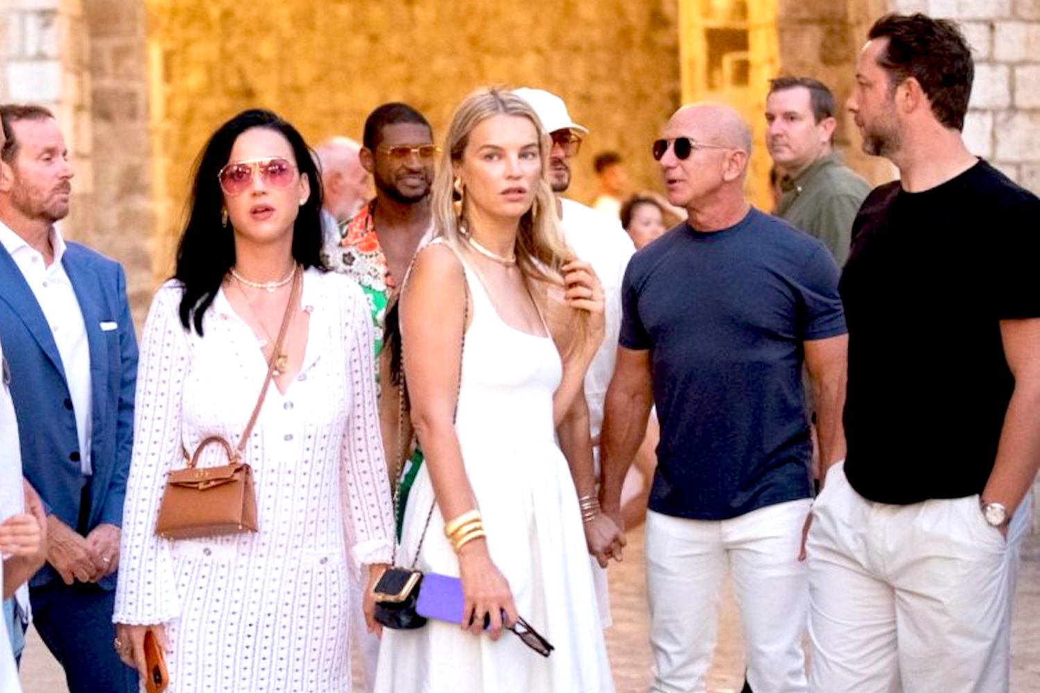Jeff Bezos & Katy Perry Enjoy Couples Getaway In Mediterranean