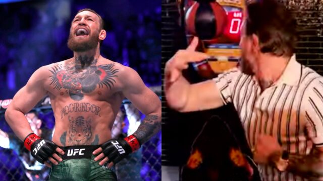 Conor McGregor Does The Unthinkable Whilst Wearing A Gold Rolex Sky-Dweller