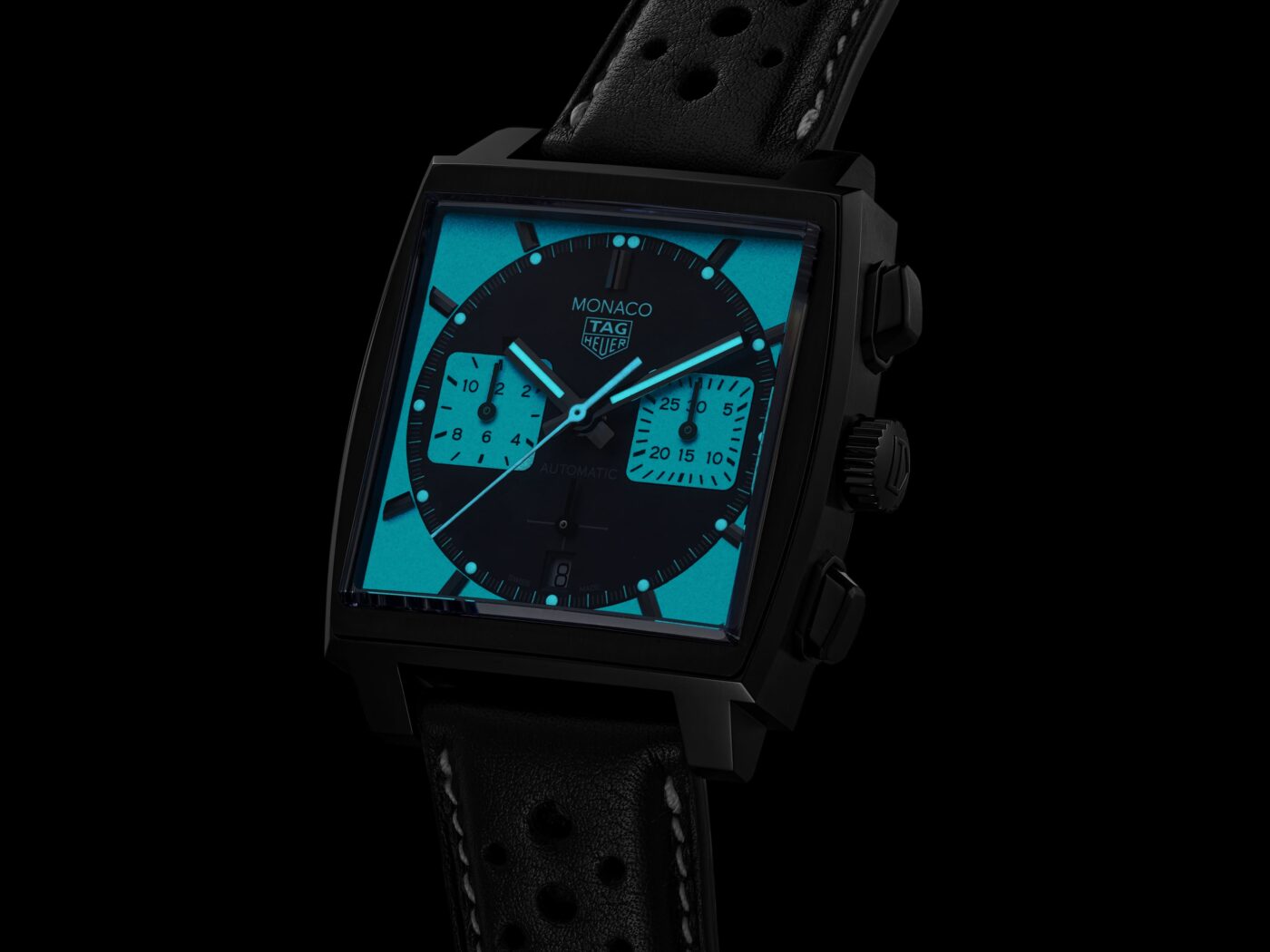 Lights Out: TAG Heuer’s Limited Edition Monaco Chronograph Captures The Romance Of The Night Driver