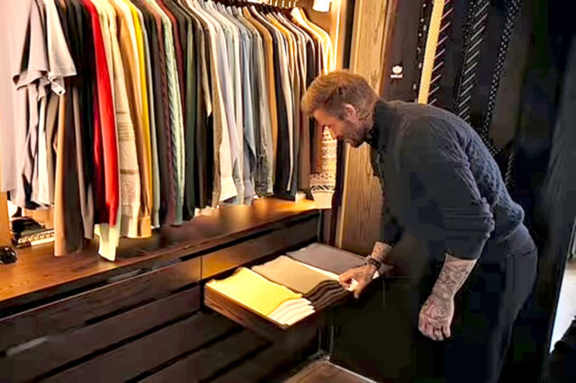 David Beckham’s Shockingly OCD Wardrobe Is Actually A Menswear Masterclass