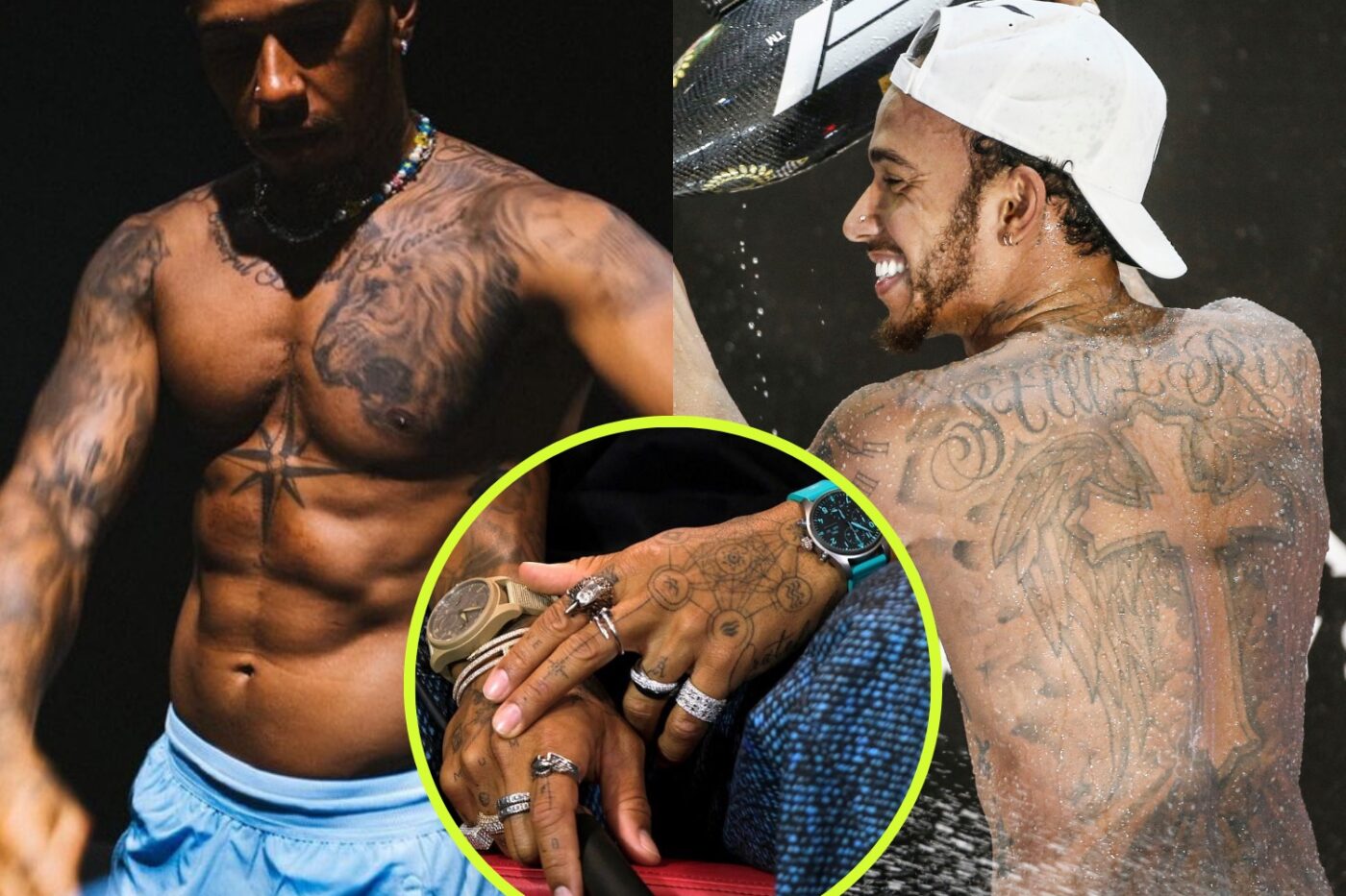 Lewis Hamilton Tattoo Collection Explained PZGI