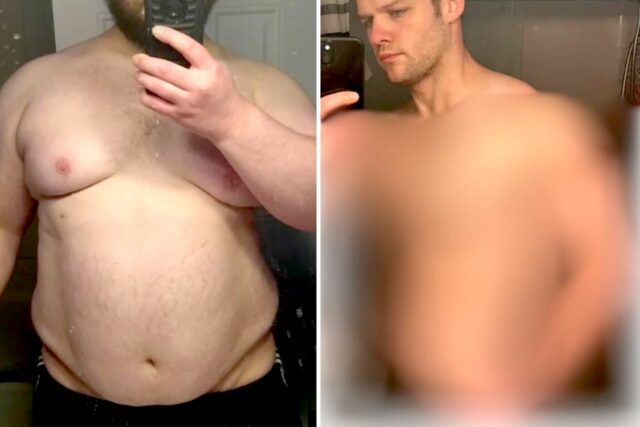 Mid-Thirties Man Is Unrecognisable After Shocking 80kg Body Transformation