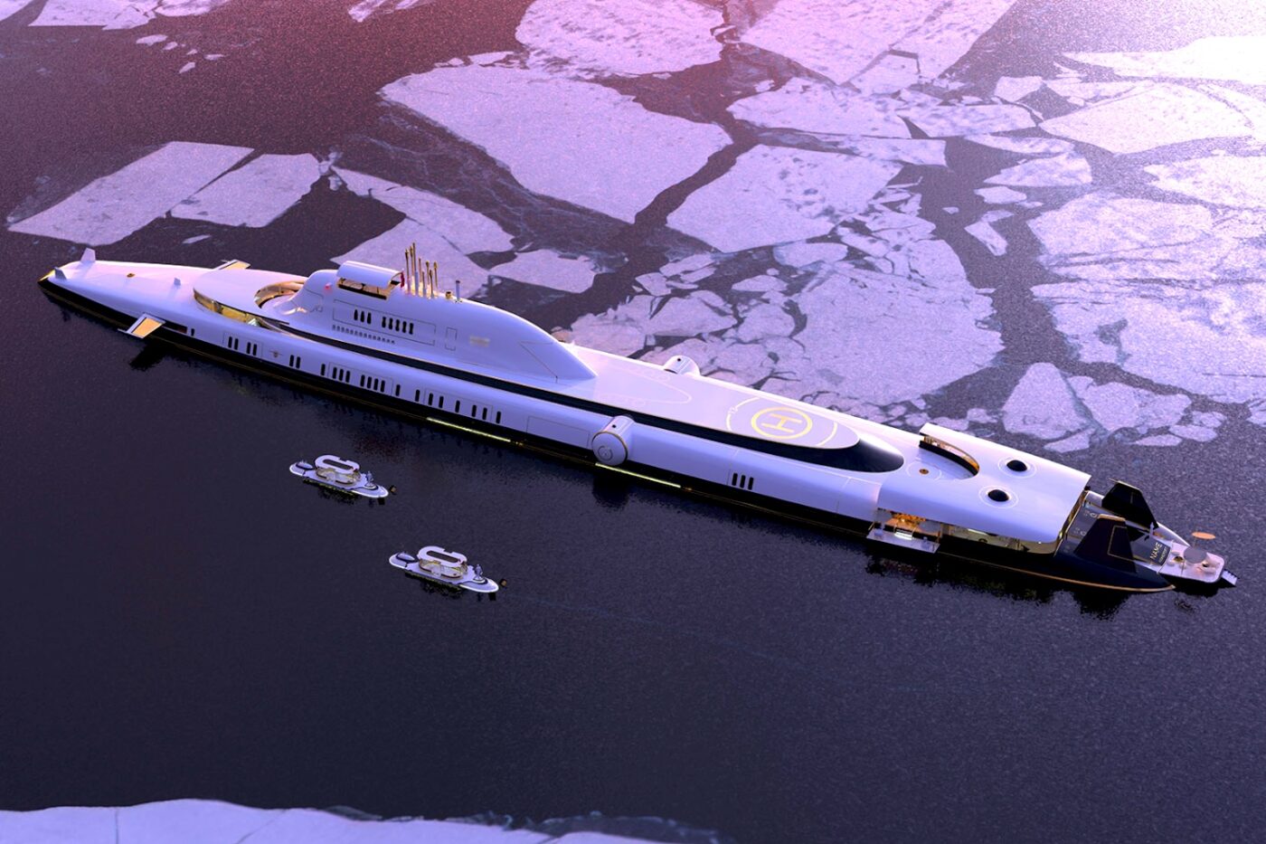 $3 Billion ‘Superyacht Submarine’ Can Hide Underwater For 4 Weeks