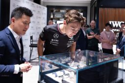 Formula 1 driver George Russell officially opens IWC boutique in Melbourne ahead of Australian Grand Prix