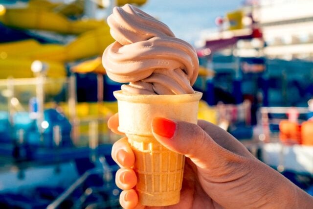 Secret Reason Why Cruise Ships Always Serve Ice Cream Is Morbid & Gross