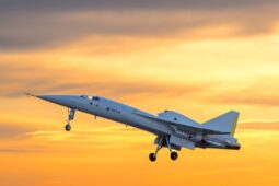 World’s First Supersonic Private Jet Takes Flight Over California Desert