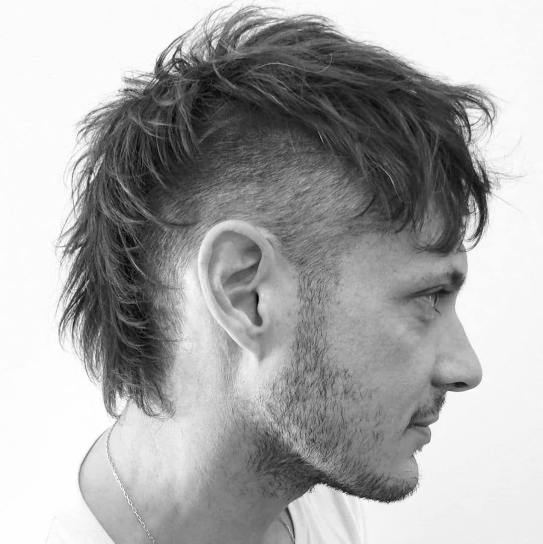50 Coolest Mohawk Fade Haircuts For Men in 2024 | Mohawk hairstyles men,  Short hair with beard, Faded hair