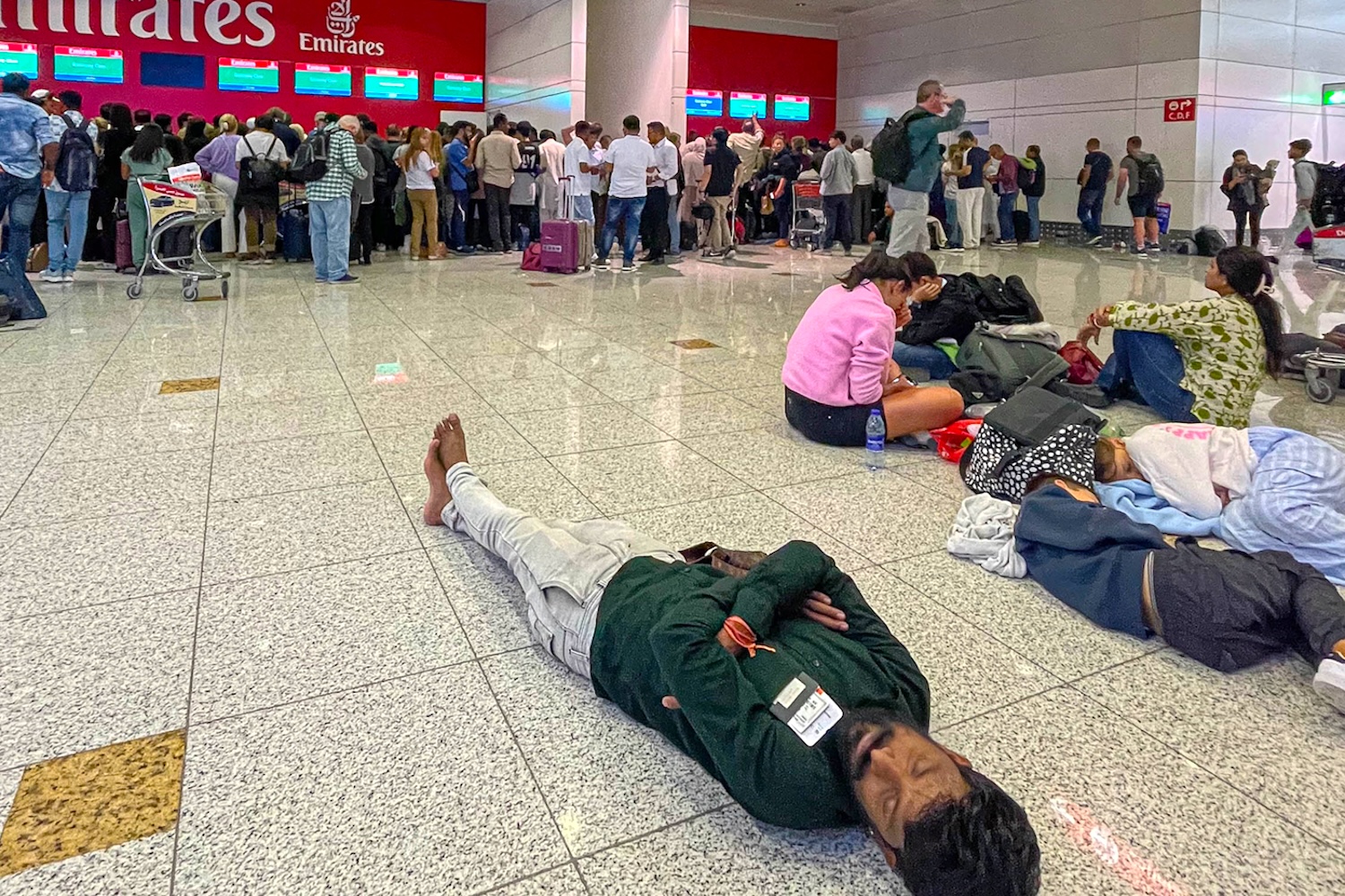 Dubai Aiport's 'Dystopian' Chaos After Unprecedented Storms