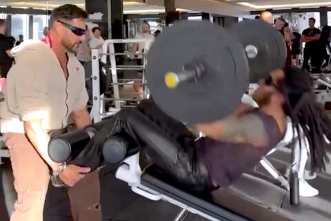 Lenny Kravitz’s Unhinged Workout Gear Proves Sparks Fan Frenzy & Calls For ‘LuluLenny’ Brand