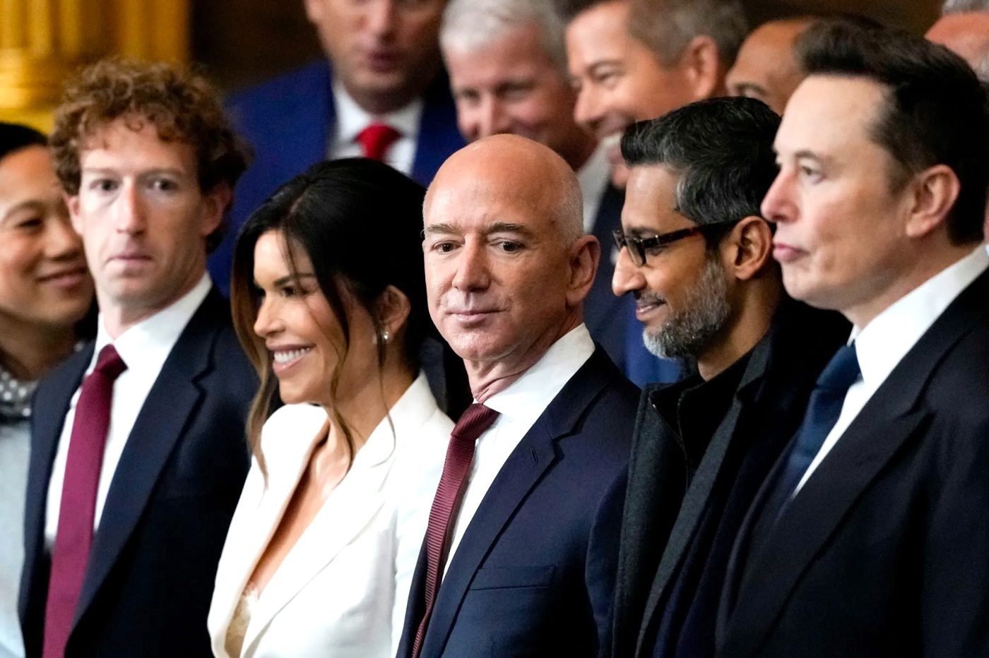 Billionaires at Trump inaugration